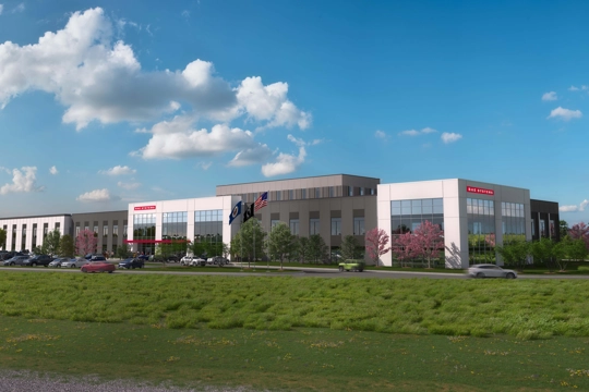 rendering of exterior of industrial building
